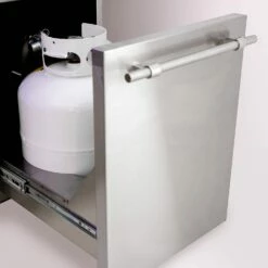 American Made Grills AMG-ENC54-CART Encore 54-Inch Dual Fuel Wood And Gas Grill With Infrared Searing Burner And Rotisserie Kit On Cart -KICKASS GRILLS Sales encfs36 e 04 21 1