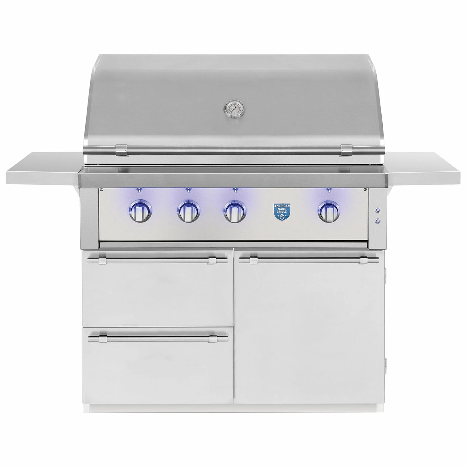 American Made Grills AMG-EST42-CART Estate 42-Inch Gas Grill With Infrared Searing Burner And Rotisserie Kit On Cart 3 American Made Grills AMG-EST42-CART Estate 42-Inch Gas Grill With Infrared Searing Burner And Rotisserie Kit On Cart