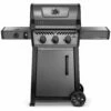 Napoleon F365DSBPGT-ECP Freestyle 365 Gas Grill On Cart With Side Range Burner, Propane -KICKASS GRILLS Sales f365dsbpgt ecp a 05 22