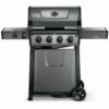 Napoleon F425DSBPGT-ECP Freestyle 425 Gas Grill On Cart With Side Range Burner, Propane -KICKASS GRILLS Sales f425dsbpgt ecp a 05 22