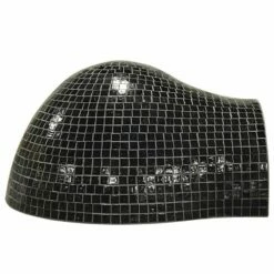 HPC Fire FDP-VILLA-EI Villa Dual Fuel Wood & Gas Built-In Glass Tile Pizza Oven -KICKASS GRILLS Sales fdp onyx a 04 21 1