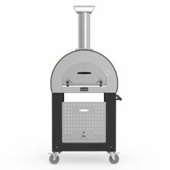 Alfa FX5MIN-LRAM-T 5 Minuti 23-Inch Wood-Fired Pizza Oven On Cart -KICKASS GRILLS Sales fx5min lram t bf 5minuti sbl c 02 21