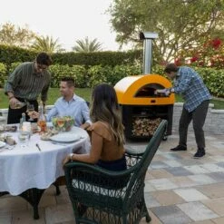 Alfa FXALLE-CART Allegro 39-Inch Freestanding Wood-Fired Pizza Oven -KICKASS GRILLS Sales fxalle lgia f 02 23