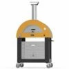 Alfa FXBRIO-NER Brio 27-Inch Dual Fuel Pizza Oven On Cart -KICKASS GRILLS Sales fxbrio ggia u bf brio ner a 03 22
