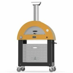 Alfa FXBRIO-NER Brio 27-Inch Dual Fuel Pizza Oven On Cart