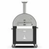 Alfa 2 Pizze 38-Inch Ardesia Gray Gas Pizza Oven On Black Cart -KICKASS GRILLS Sales fxcl 2p ggra u bf 2p ner a 05 23