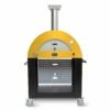 Alfa 2 Pizze 38-Inch Gas Pizza Oven On Black Cart -KICKASS GRILLS Sales fxmd 2p ggia u bf 2p ner a 04 23