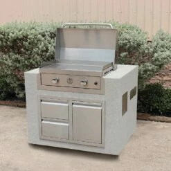 Le Griddle Trim Kit For Grand Texan Built-In Griddles -KICKASS GRILLS Sales gfframe75 trim75 d 05 23