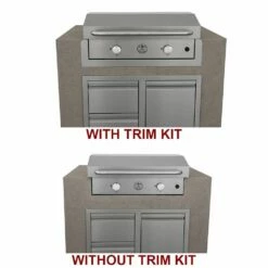 Le Griddle Trim Kit For Ranch Hand Built-In Griddles -KICKASS GRILLS Sales gfframe75 trim75 f 05 23 1
