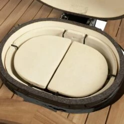 Primo Ceramic Heat Deflector Plate And Rack For Round Kamado 5 Primo Ceramic Heat Deflector Plate And Rack For Round Kamado -KICKASS GRILLS Sales heat deflector plates racks in grill 01 20