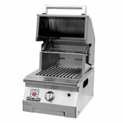Solaire SOL-IRBQ-15GIR-LP Accent Single Burner Infrared Portable Grill With Warming Rack, Propane