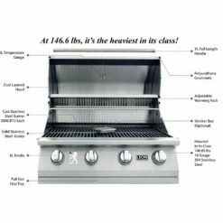 Lion L65000 32-Inch Built-In Grill -KICKASS GRILLS Sales l65000 bi config d 02 22 2