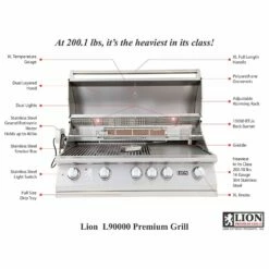 Lion L90000 40-Inch Built-In Grill -KICKASS GRILLS Sales l90000 feat a 03 20