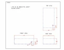 Lynx LIJ36 Insulated Jacket For 36-Inch Built-In Grill -KICKASS GRILLS Sales lij36 specs b