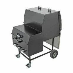 The Good-One The Marshall Generation III Natural Wood Smoker And Grill -KICKASS GRILLS Sales marshall back
