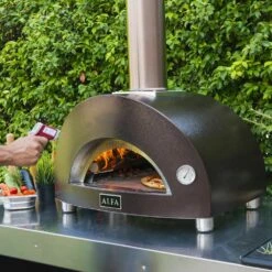 Alfa FXMD-S-LRAM Nano 23-Inch Countertop Wood-Fired Pizza Oven -KICKASS GRILLS Sales nano lram ls b 04 22