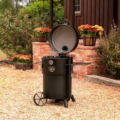 Oklahoma Joe's OKJ-19202 Anthem Series Bronco Pro Drum Smoker -KICKASS GRILLS Sales okj 19202099 ls c 05 21