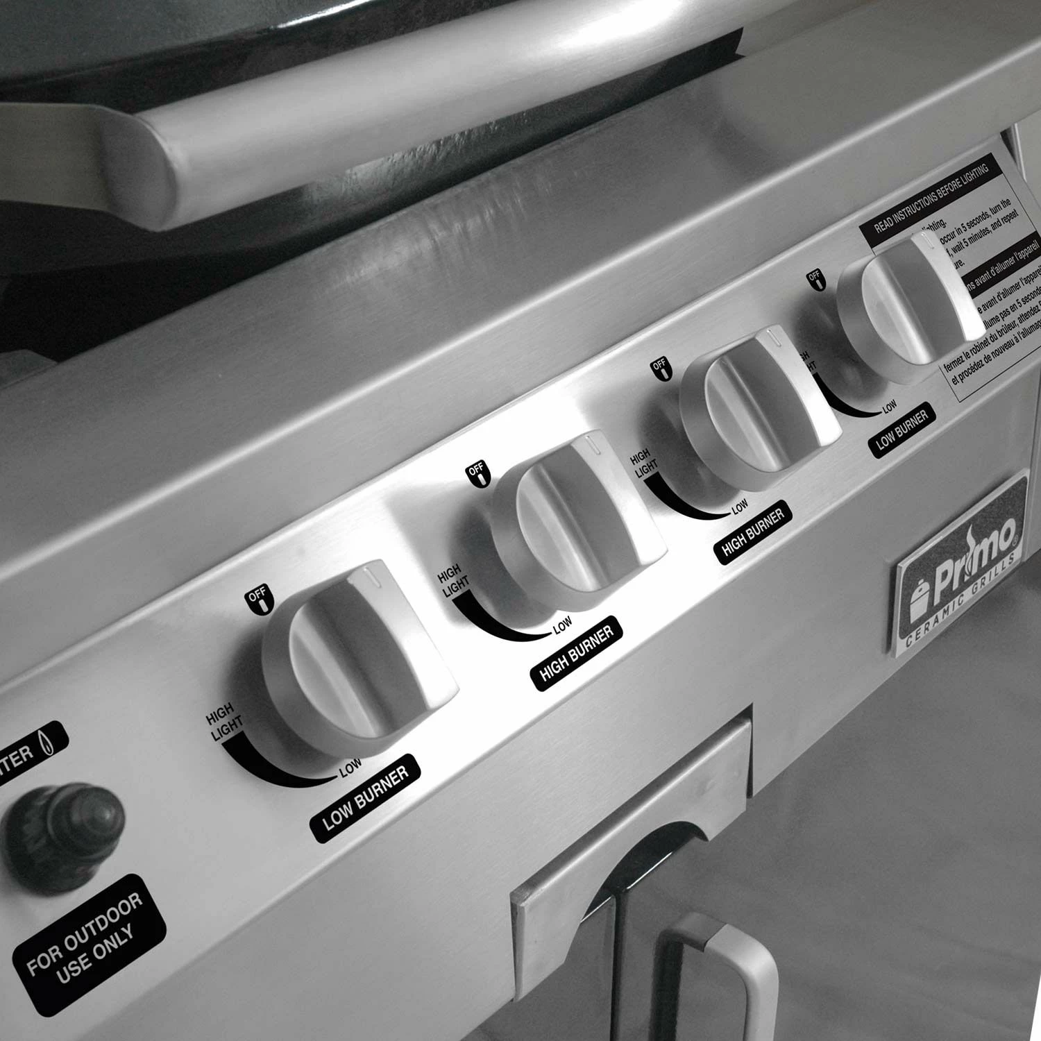 Primo GXLH Extra Large Oval Ceramic Natural Gas Kamado Grill Head 6 Primo GXLH Extra Large Oval Ceramic Natural Gas Kamado Grill Head - Image 4