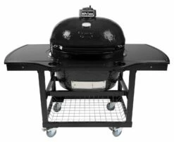 Primo CXLH Extra Large Oval Ceramic Charcoal Kamado Grill On Cart