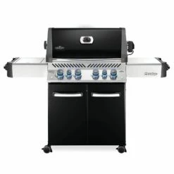 Napoleon P500RSIB-3 Prestige 500 Gas Grill On Cart With Rotisserie And Side Burner, 28-Inches