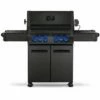 Napoleon P500RSIBK-3-PHM Phantom Prestige 500 Gas Grill On Cart With Infrared Side And Rear Burners -KICKASS GRILLS Sales p500rsibk 3 phm config a 11 22