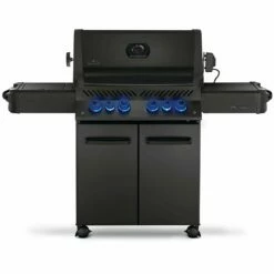 Napoleon P500RSIBK-3-PHM Phantom Prestige 500 Gas Grill On Cart With Infrared Side And Rear Burners