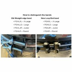 Primo Hinge And Handle Kit With Looped Bands For Oval JR 200 -KICKASS GRILLS Sales pghjr b 09 21 1