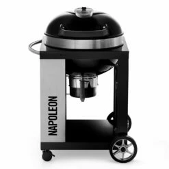 Napoleon PRO22K-CART-2 Rodeo Pro Charcoal Kettle Grill On Cart -KICKASS GRILLS Sales pro22k cart 2 c 07 20