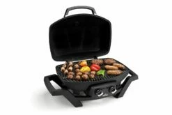 Napoleon PRO285-BK TravelQ Portable Tabletop Gas Grill -KICKASS GRILLS Sales pro285 open angle food napoleon grills