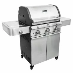 Saber R50CC0317 3-Burner Deluxe Freestanding Cast Infrared Grill With Side Burner, 32-Inches -KICKASS GRILLS Sales r50cc0317 c 02 20