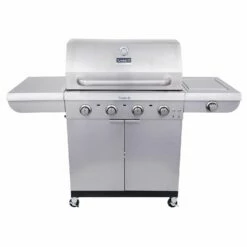 Saber R52SC0421 4-Burner Select Freestanding Infrared Grill With Side Burner, 40-Inches
