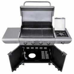 Saber R52SC0421 4-Burner Select Freestanding Infrared Grill With Side Burner, 40-Inches -KICKASS GRILLS Sales r52sc0421 d 05 21