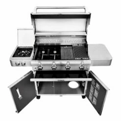 Saber R67SC0017 4-Burner Deluxe Freestanding Infrared Grill With Side Burner, 40-Inches -KICKASS GRILLS Sales r67sc0017 e 02 20