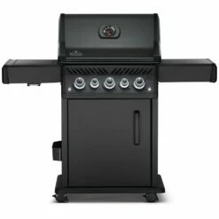 Napoleon RSE425RSIBK-1-PHM Phantom Rogue SE 425 Gas Grill On Cart With Infrared Side And Rear Burners