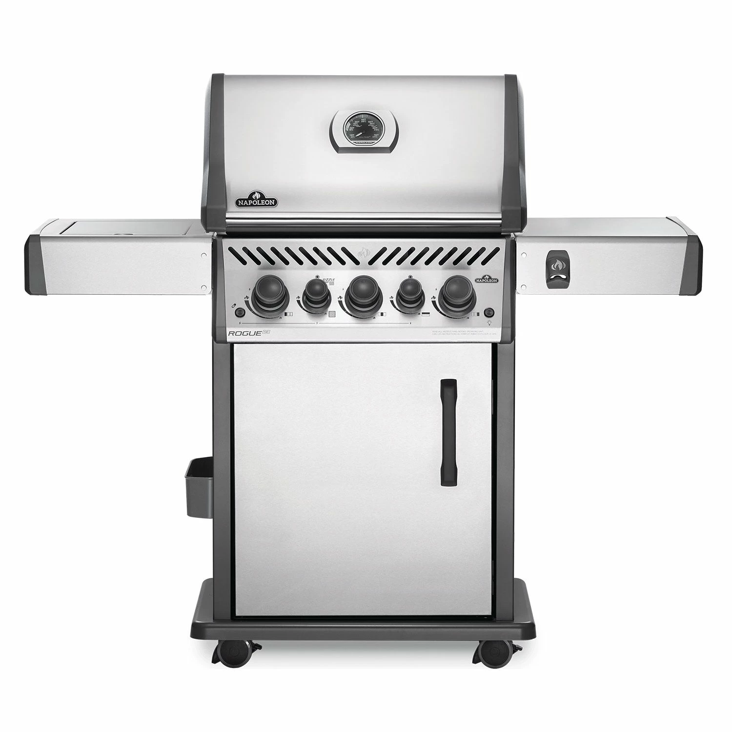 Napoleon RSE425RSIBSS Rogue SE 425 Gas Grill On Cart With Infrared Side And Rear Burners, 23.75-Inches 3 Napoleon RSE425RSIBSS Rogue SE 425 Gas Grill On Cart With Infrared Side And Rear Burners, 23.75-Inches