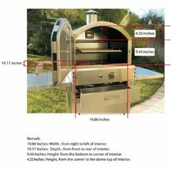 Summerset SS-OVBI Table Top Outdoor Oven, 23-Inches -KICKASS GRILLS Sales ss oven interior 09 20