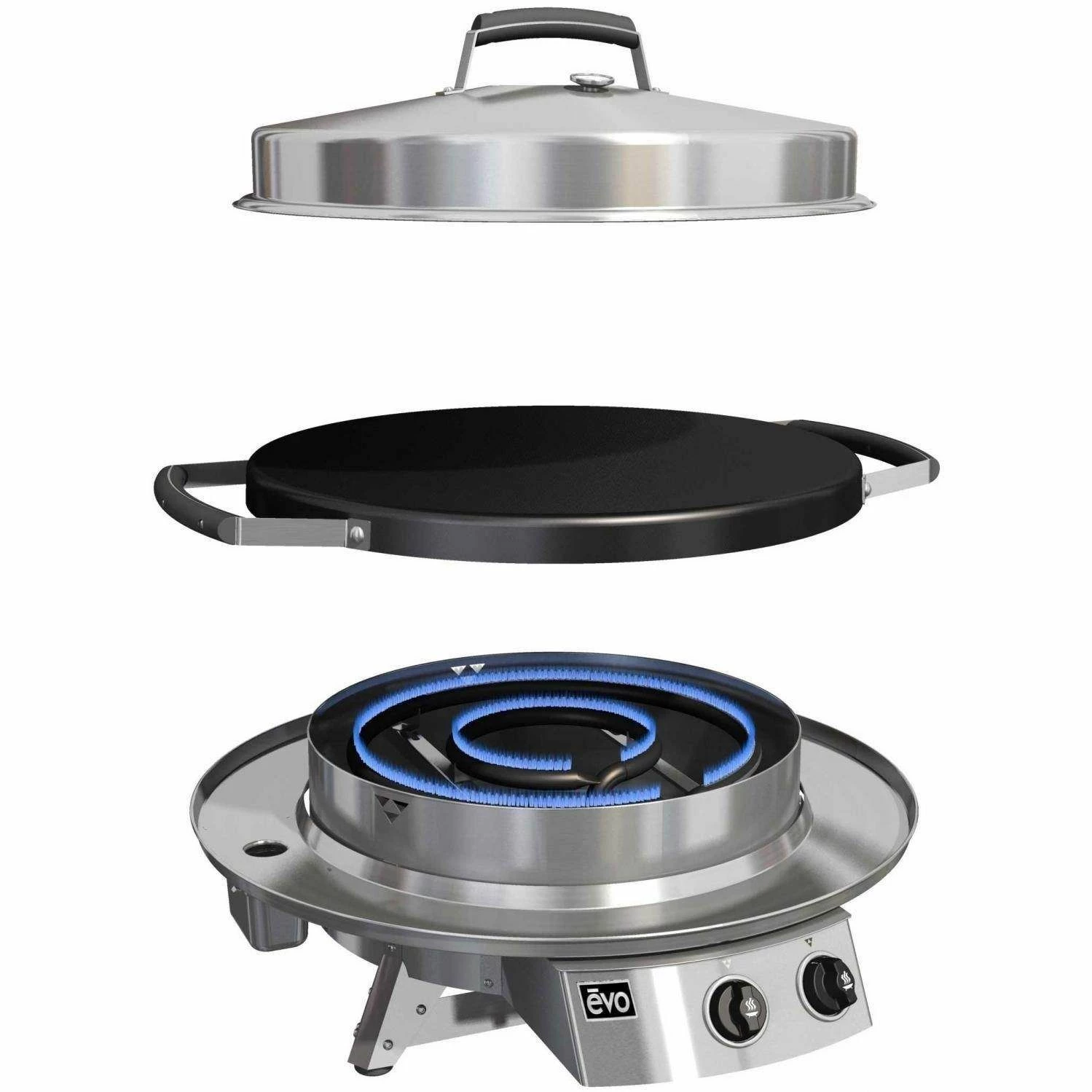 Evo Professional Series Tabletop Gas Grill 4 Evo Professional Series Tabletop Gas Grill - Image 2