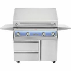 Twin Eagles TE1BQ42RS 42-Inch Eagle One Freestanding Gas Grill With Deluxe Cart With Rotisserie And Infrared Sear Zone