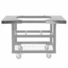 Primo Two Stainless Steel Side Shelves For Oval JR 200 Cart -KICKASS GRILLS Sales top 319 369 ghost cart stainless steel 01 20