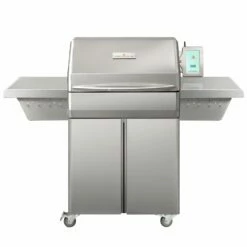Memphis Grills VG0001S-ITC3 Pro ITC3 Freestanding Wood Fire Pellet Smoker Grill, Wi-Fi Controlled, 304 SS Alloy