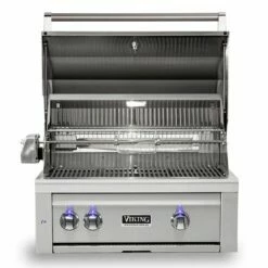 Viking 5 Series Stainless Steel Built-In Gas Grill With ProSear Burner & Rotisserie, 30-Inch (VQGI530) -KICKASS GRILLS Sales vqgi530 b2 05 21