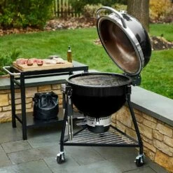 Weber Summit Kamado E6 Freestanding Charcoal Grill, 24-Inch (WEB-18201001) -KICKASS GRILLS Sales web 18201001 d 05 22