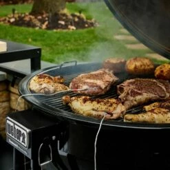 Weber Summit Kamado E6 Freestanding Charcoal Grill, 24-Inch (WEB-18201001) -KICKASS GRILLS Sales web 18201001 f 05 22