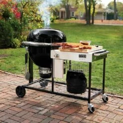 Weber Summit Kamado S6 Freestanding Charcoal Grill Center With Gas Ignition, 24-Inch (WEB-18501101) -KICKASS GRILLS Sales web 18501101 c 05 22