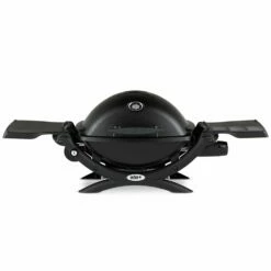 Weber Q1200 Portable Propane Gas Grill With Side Tables (WEB-Q1200)