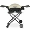 Weber Q2200 Portable Propane Gas Grill With Side Tables On Scissor Cart (WEB-54060001-WEB-6557) -KICKASS GRILLS Sales web 53060001 web 6557 a 05 22 1