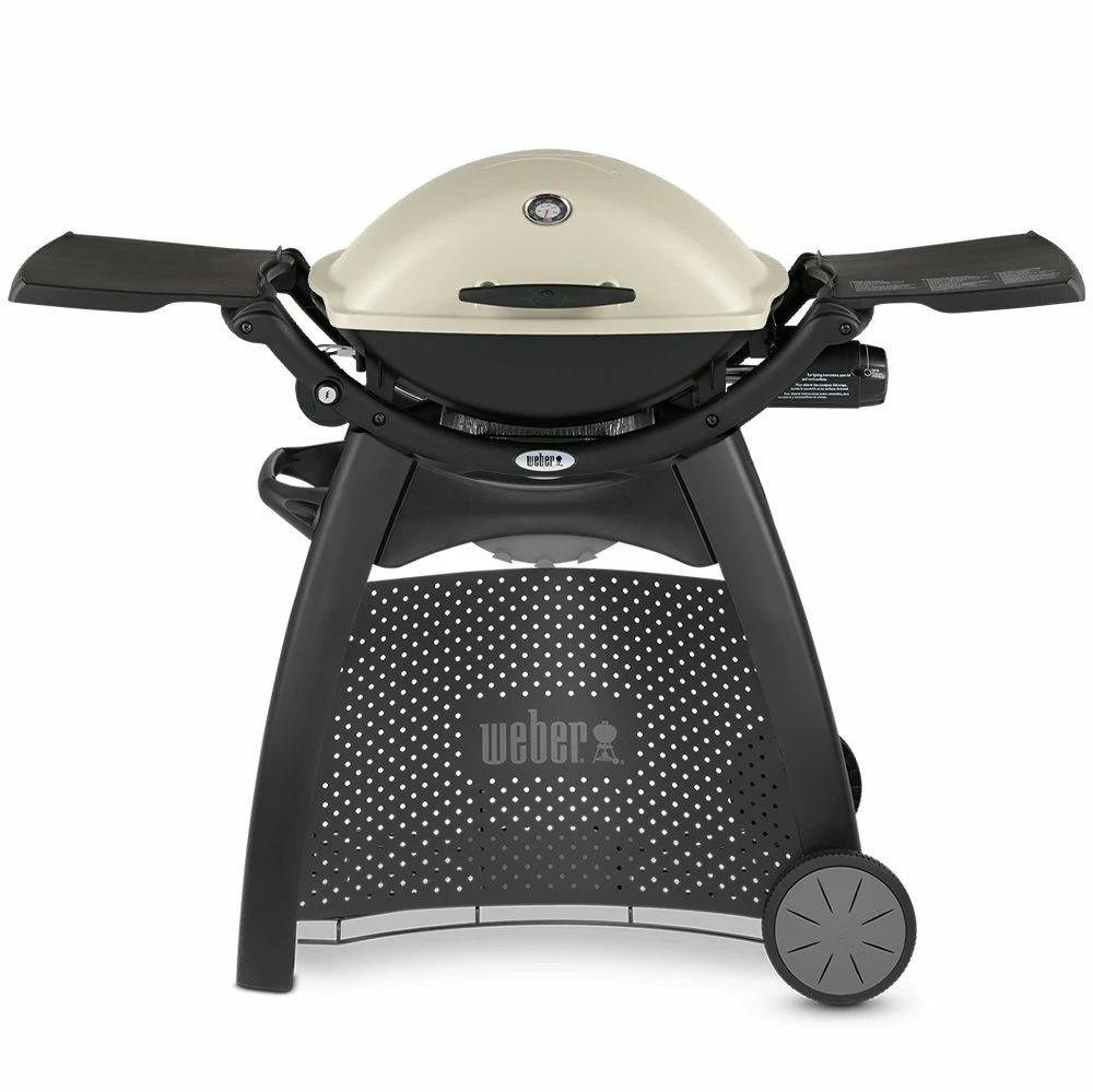 Weber Q2000 Portable Propane Gas Grill With Side Tables On Q Cart (WEB-53060001-WEB-6525) 3 Weber Q2000 Portable Propane Gas Grill With Side Tables On Q Cart (WEB-53060001-WEB-6525)