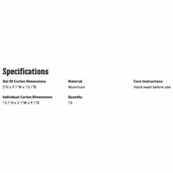 Weber Aluminum Drip Pans, 10pk, 9.1x13.1-Inch (WEB-6416) -KICKASS GRILLS Sales web 6416 spec a 05 22