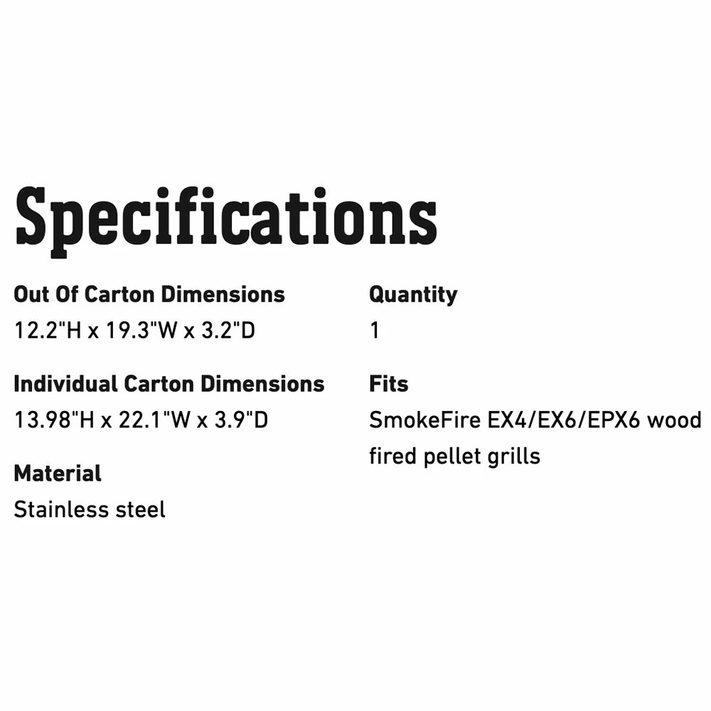Weber Stainless Steel Folding Side Table For SmokeFire Pellet Grills (WEB-7001) 5 Weber Stainless Steel Folding Side Table For SmokeFire Pellet Grills (WEB-7001) - Image 3