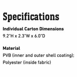 Weber Pellet/Charcoal Fuel Storage Bag (WEB-7007) 7 Weber Pellet/Charcoal Fuel Storage Bag (WEB-7007) -KICKASS GRILLS Sales web 7007 spec a 05 22